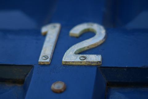12 (twelve). The French for "12 (twelve)" is "douze".
