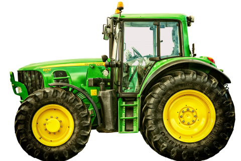 Tractor. The Thai for "tractor" is "รถแทรกเตอร์".