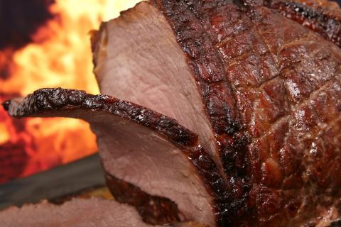 Meat. The Croatian for "meat" is "meso".