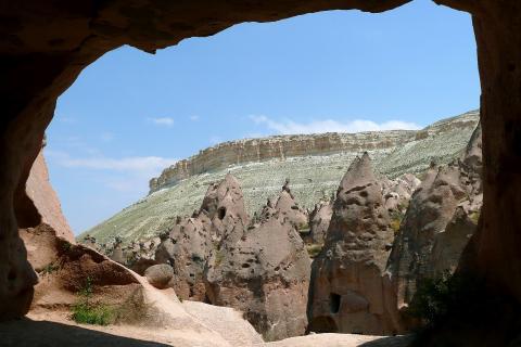 Cave. The Dutch for "cave" is "grot".