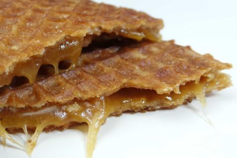 Syrup waffle. The Dutch for "syrup waffle" is "stroopwafel". Syrup waffle. The Dutch for "syrup waffle" is "stroopwafel".