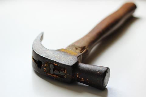 Hammer. The Dutch for "hammer" is "hamer". Hammer. The Dutch for "hammer" is "hamer".