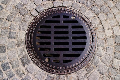 Sewer cover. The Dutch for "sewer cover" is "riooldeksel". Sewer cover. The Dutch for "sewer cover" is "riooldeksel".