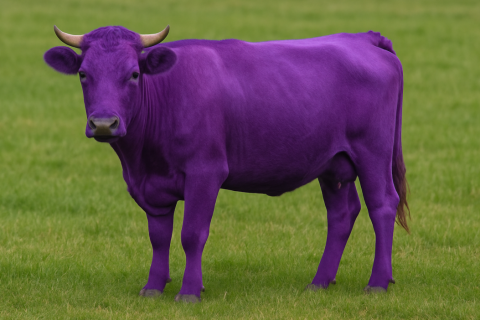 A purple cow. The Dutch for "a purple cow" is "een paarse koe". A purple cow. The Dutch for "a purple cow" is "een paarse koe".