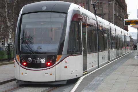 Trams. The French for "trams" is "trams".