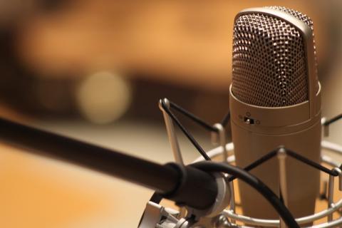 A microphone. The French for "a microphone" is "un micro". A microphone. The French for "a microphone" is "un micro".