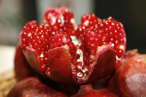 A pomegranate. The French for "a pomegranate" is "une grenade". A pomegranate. The French for "a pomegranate" is "une grenade".