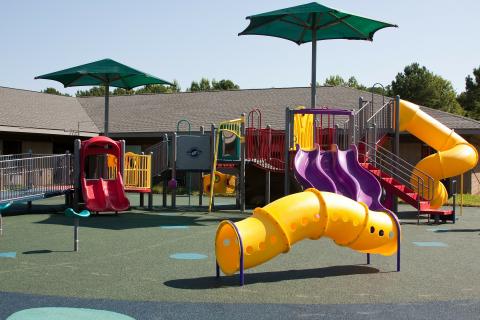 School playground. The French for "school playground" is "cour de récréation". School playground. The French for "school playground" is "cour de récréation".