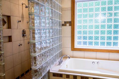 The bathroom. The French for "the bathroom" is "la salle de bains". The bathroom. The French for "the bathroom" is "la salle de bains".