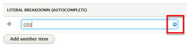 Literal breakdown searching