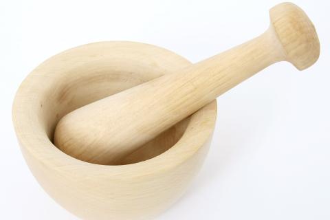 Mortar and pestle. The Thai for "mortar and pestle" is "ครกและสาก". Mortar and pestle. The Thai for "mortar and pestle" is "ครกและสาก".