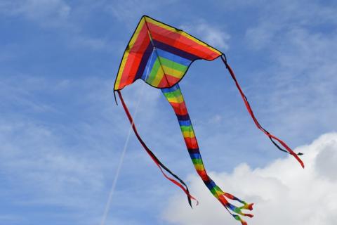 Kite. The Thai for "kite" is "ว่าว". Kite. The Thai for "kite" is "ว่าว".