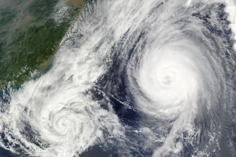 Typhoon. The Thai for "typhoon" is "ไต้ฝุ่น". Typhoon. The Thai for "typhoon" is "ไต้ฝุ่น".