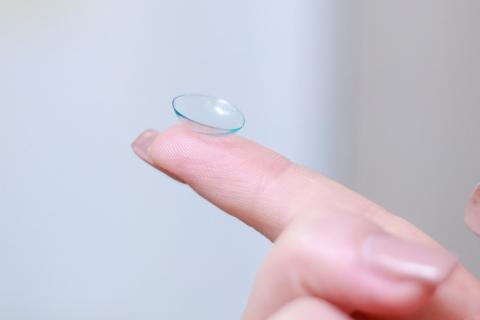 Contact lens. The Thai for "contact lens" is "คอนแทคเลนส์". Contact lens. The Thai for "contact lens" is "คอนแทคเลนส์".