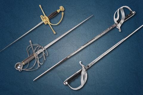 Four swords. The Thai for "four swords" is "ดาบสี่เล่ม". Four swords. The Thai for "four swords" is "ดาบสี่เล่ม".