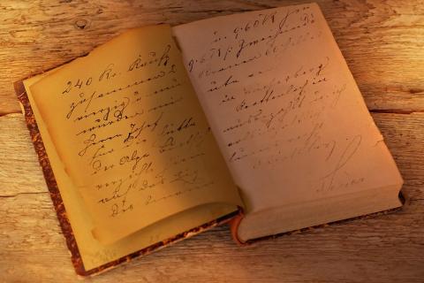 An old notebook. The Thai for "an old notebook" is "สมุดเก่าหนึ่งเล่ม". An old notebook. The Thai for "an old notebook" is "สมุดเก่าหนึ่งเล่ม".