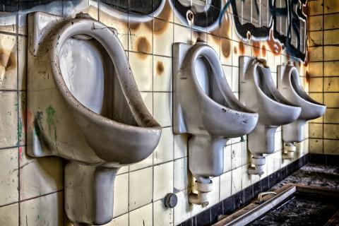 A dirty toilet. The Thai for "a dirty toilet" is "ห้องน้ำสกปรก". A dirty toilet. The Thai for "a dirty toilet" is "ห้องน้ำสกปรก".