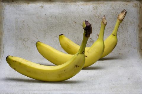 Three bananas. The Thai for "three bananas" is "กล้วยสามลูก". Three bananas. The Thai for "three bananas" is "กล้วยสามลูก".