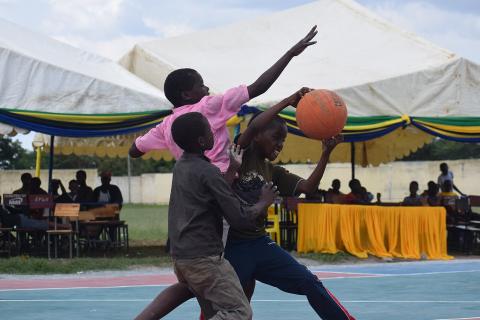 Children playing basketball. The Thai for "children playing basketball" is "เด็กๆเล่นบาสเกตบอล". Children playing basketball. The Thai for "children playing basketball" is "เด็กๆเล่นบาสเกตบอล".