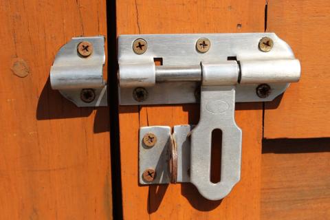 Door bolt. The Thai for "door bolt" is "กลอนประตู". Door bolt. The Thai for "door bolt" is "กลอนประตู".