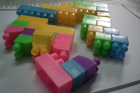 Toy blocks. The Thai for "toy blocks" is "ตัวต่อ". Toy blocks. The Thai for "toy blocks" is "ตัวต่อ".