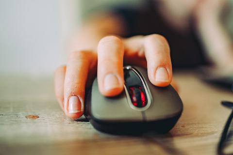 A hand on a mouse. The Thai for "a hand on a mouse" is "มือบนเม้าส์". A hand on a mouse. The Thai for "a hand on a mouse" is "มือบนเม้าส์".