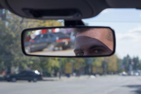 Rearview mirror. The Thai for "rearview mirror" is "กระจกมองหลัง". Rearview mirror. The Thai for "rearview mirror" is "กระจกมองหลัง".