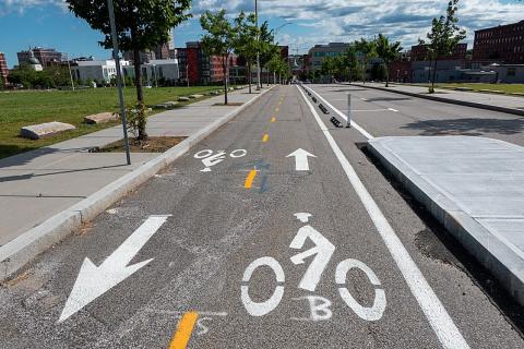 A bike lane. The Thai for "a bike lane" is "ทางจักรยาน". A bike lane. The Thai for "a bike lane" is "ทางจักรยาน".