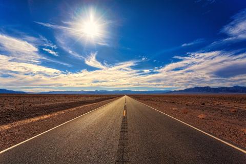 The road is straight.. The Thai for "The road is straight." is "ถนนเป็นทางตรง". The road is straight.. The Thai for "The road is straight." is "ถนนเป็นทางตรง".