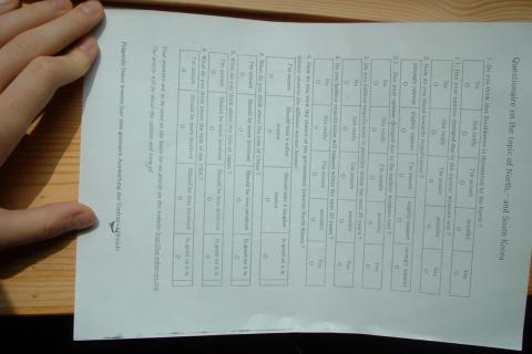 Questionnaire. The Thai for "questionnaire" is "แบบสอบถาม". Questionnaire. The Thai for "questionnaire" is "แบบสอบถาม".